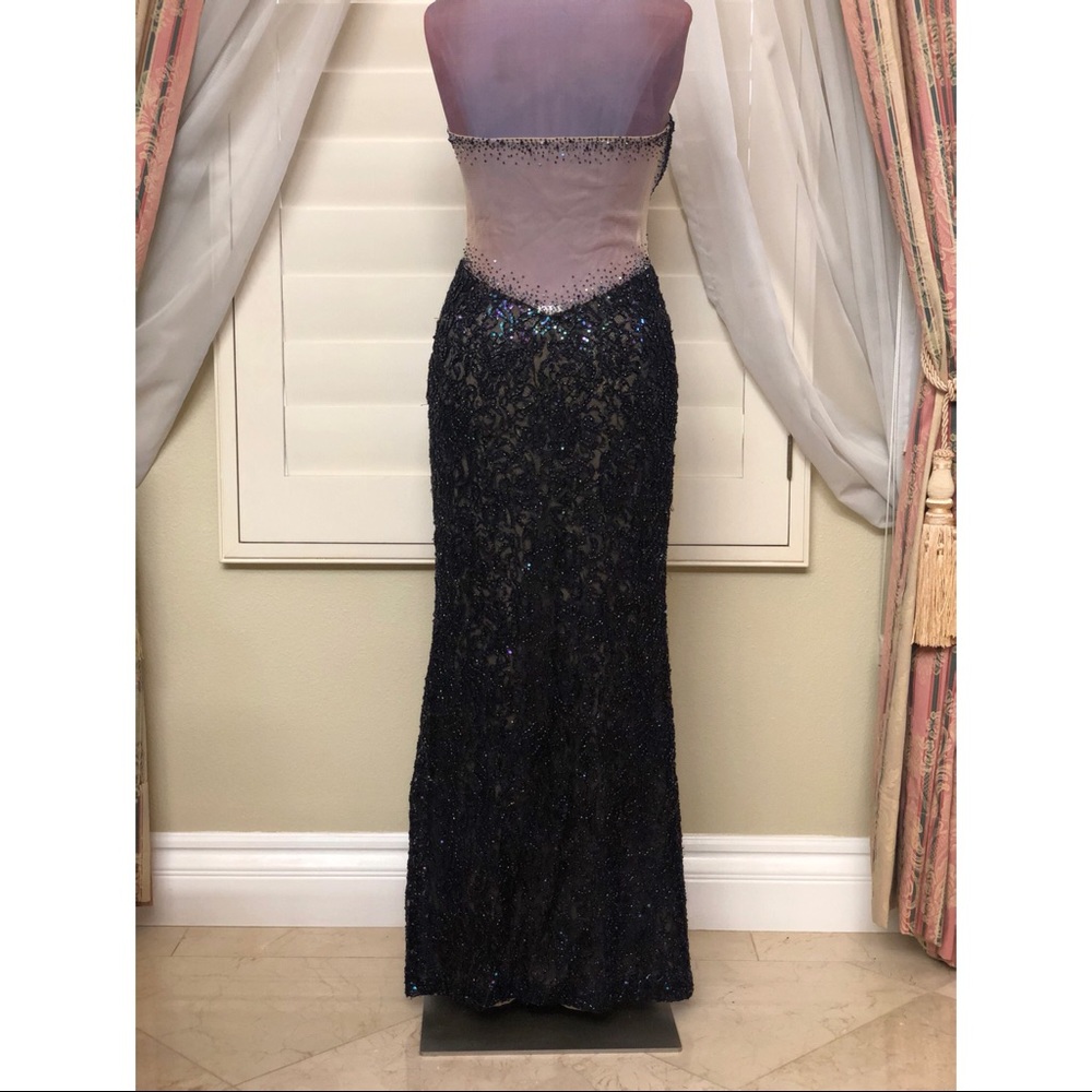 LA FEMME STRAPLESS EVENING GOWN - Picture 2 of 4